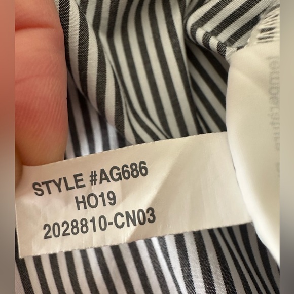 J. Crew Women’s Striped Funnelneck Long Sleeve Blouse - Picture 10 of 10